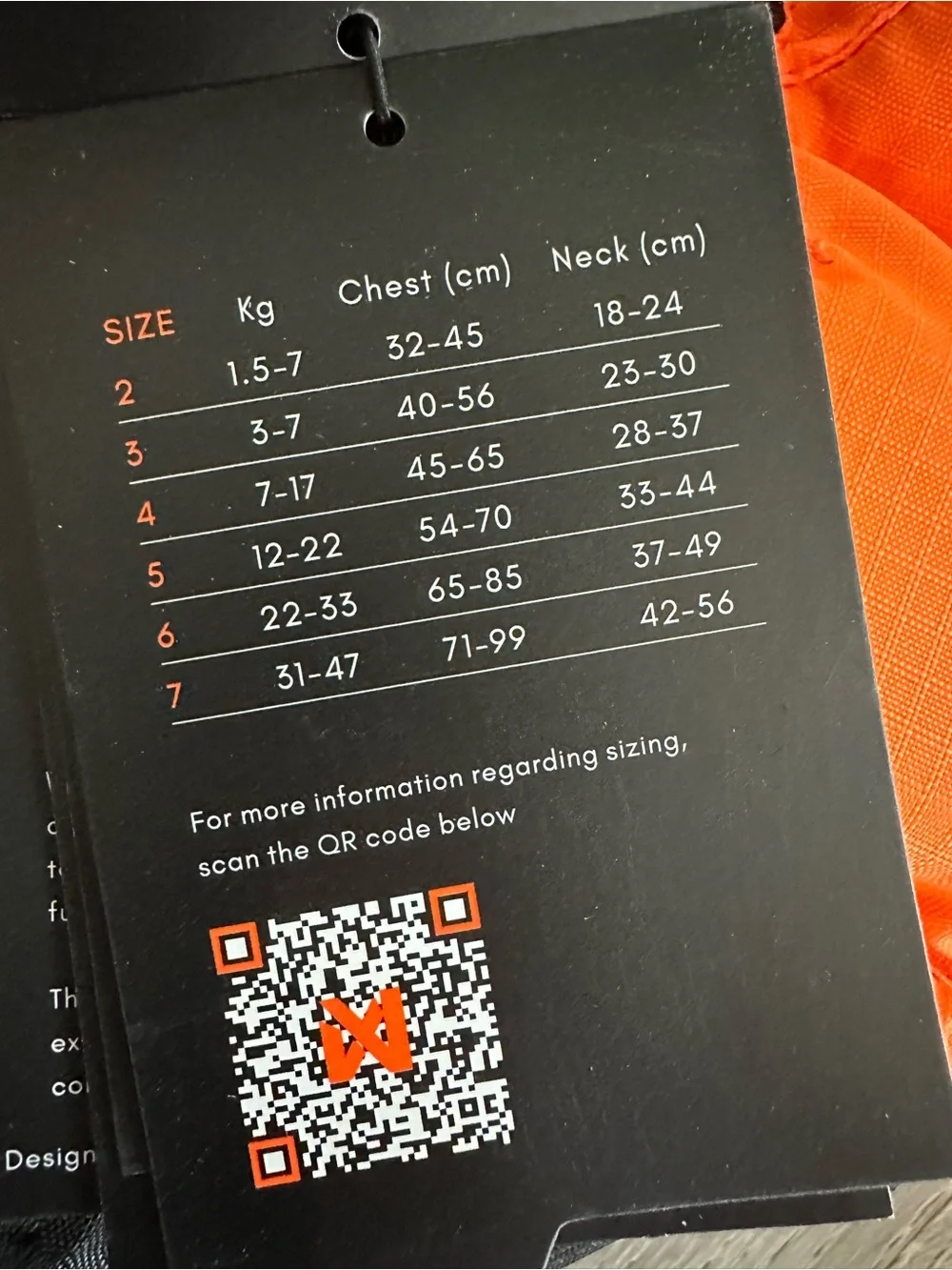 Nonstop Dogwear bright orange
